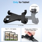 Tablet Holder For Truck Dashboard Wall Mount Drill Base For 7-11 5  Ipad Galaxy