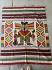 Vintage Aztec Mexican 60s 70s Blanket