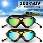 New Adult Swim Goggles Anti-fog Uv Protection Swimming Glasses Hd Clear ear Plug