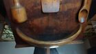 19 X 23  Arts   Crafts Primitive Kitchen Utensil Wall Hang Pocket Antique Oak