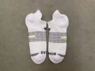 4 Pair Bombas Men s All-purpose Performance White Ankle Sock Size Large