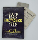 Vintage 1960 Allied Radio Electronis Catalog W  Order Form   Envelope Vg 