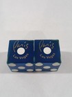 Paris Casino Las Vegas  Nevada Blue Dice Pair Great For Any Vintage Collection 