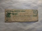Rare 1867 Vintage Bank Check Johnson   Brevillier Grocers- Erie  Pennsylvania