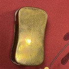 Antique English Brass Bronze Tobacco Snuff Box