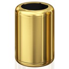 2 6 Gallon Bronze Brass Trash Can - Stainless Steel Waste Basket For Home   Offi