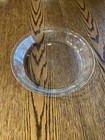 Pyrex Pie Plate 9   Clear Glass Flat Rim 209 Made In Usa Vintage