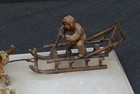 Trilling Antique 1900s Austrian Vienna Cold Painted Bronze Hunter    Polar Bear