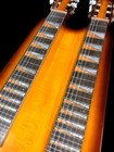 Custom Double Neck Solid 6 6 Vintage Burst Lap Steel Electric Slide Guitar 