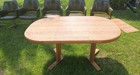 Mcm Table   Chairs Set Table  2 Leaves  6 Chairs Local Pickup In Il  No Shipping