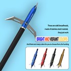 12pcs Hunting Broadheads 2 1  Cut Crossbow Compound Bow Arrowhead 100 Grain Tips