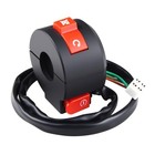 Handlebar Mount Motorbike On Off Start Kill Switch 7 8  22mm 4 Wires