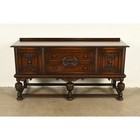 Berkey   Gay Antique English Jacobean Carved Walnut Sideboard  Circa 1920s
