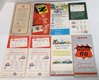 Vintage Travel Maps Lot Of 8  Ca  Co  Ok  Minn   Richmond  Texas  Western Usa