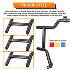 Front   Rear Flat Out Crash Bar For Harley Touring Road King Street Glide 97-08