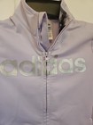 Adidas Girls Track Jacket With Pockets Ruffle Light Purple Size 6