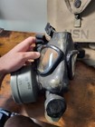 Vintage Korean War Era Us Military M9 Gas Mask And Usn Mark V Gas Mask Bag