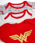 Wonder Woman Infant Baby Girls Bodysuit Baby Girl 3 Pack Gift Set  red Multi    