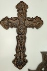 Cast Iron Decor  Wall Cross  Religion And Spirituality  Church Decor Lot Of 5