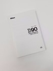 Nikon D90 Instruction Owners Manual Book New