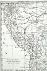 1780 Bonne Map Peru Ecuador Lima Quito Cuzco Bolivia Amazon Brazil South America