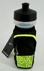 Nike Water Bottle 22 Oz Hand Held Water Bottle Hydration Black volt silver