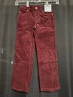 Brand New Cat   Jack Corduroy Cabernet Red Pants  Adjustable Waist  Size 5 