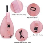 Tennis Pickleball Badminton Racquetball Squash Racquet Crossbody Bag Quilted