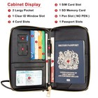 Passport Holder Travel Wallet - Rfid Blocking Passport Holder Card Slots  Pu    