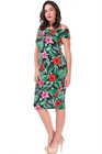 Dress Women s Plus Size Tropical Hawiian Summer Cocktail Party Bodycon Stretch