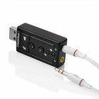 10 X Usb 2 0 External 7 1 Channel 3d Virtual Audio Sound Mic Adapter Laptop Pc 