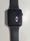 Unlocked Apple Watch A1554 7000 42mm Aluminum Case Black Tested   Working