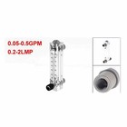 Water Liquid Flow Meter 1 2  Pt 0 05-0 5 Gpm 0 2-2 Lpm Stainless Steel