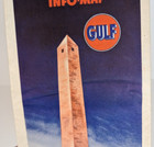 1951 Boston Metropolitan Road Map Gulf Gas Oil   Cape Cod Downtown Streets