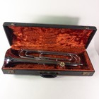 Vtg 1950s W f  Ludwig Drum Co  G-d Piston Bugle   Case Oneida Ny American Legion