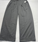 Nwt Ralph Lauren Women 18 100  Wool Pants Light Weight Wide Leg Classic Gray