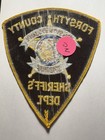 Forsyth County North Carolina Sheriff Patch