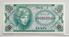 Military Payment Certificate 10c Ten Cents Series 641 Pcgs 67 Ppq Superb Gem New