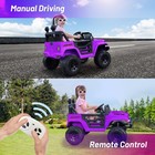 12v Kids Ride On Toy Electric Power Wheels Jeep Car 4mph W  Parental Remote Led