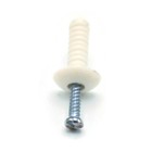 1 4  Nylon Hammer Drive Pin Nail In Masonry Concrete Anchors Zinc Nail Qty 1 000