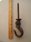 Antique Cast Iron Mermaid Ceiling Hook Oil Lamp Hook