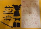 Complete Set Brown Horse Tack   Manual Marx Johnny West Thunderbolt Flame Saddle