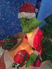 6ft Merry Grinchmas Snowing Snowglobe Grinch Christmas Airblown Inflatable Yard