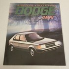 1984 Dodge Dealer Brochure Lot Van Ram Pickup Aries Omni 600 Mopar Advertisement