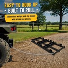 Drag Harrow Tow Behind Drag Harrow Driveway Grader Rake 6ft Atv Tractor Mower