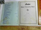 1940s Indian Riders Instruction Book Vintage Motorcycle Collectible Usa Manual