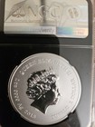 2018 Tuvalu Marvel Black Panther Ms69 Early Releases  1 Oz  999 Fine Silver Coin
