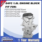 Engine Assembly For Hyundai I20 Ix20 I30 Accent Elantra Kia Forte Soul G4fc 1 6l
