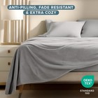 Super Soft Fleece Sheet Set - Deep Pocket  Cozy All-season From Bare Home