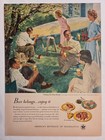 Vintage  beer Belongs   enjoy It  Beer Print Ad From A 1950 Life Magazine